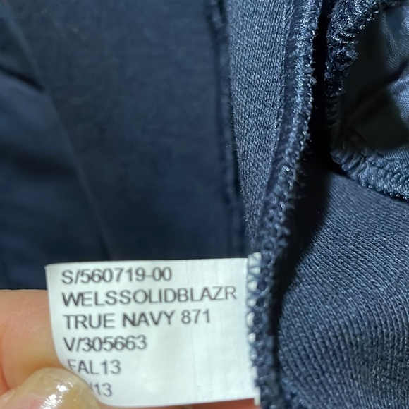 Banana Republic cotton navy blazer ( sz med) - Picture 12 of 13